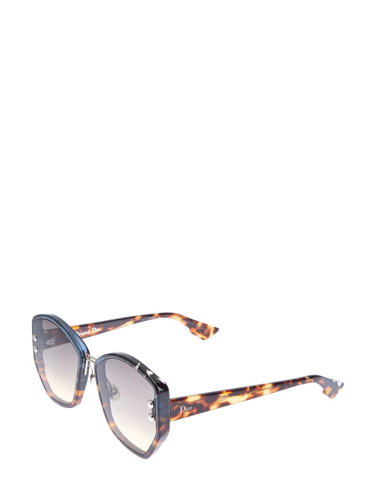 Oversize-очки DiorAddict2 в геометрической оправе с градиентом DIOR (sunglasses) women, цвет мульти, размер S;M;L - фото 3
