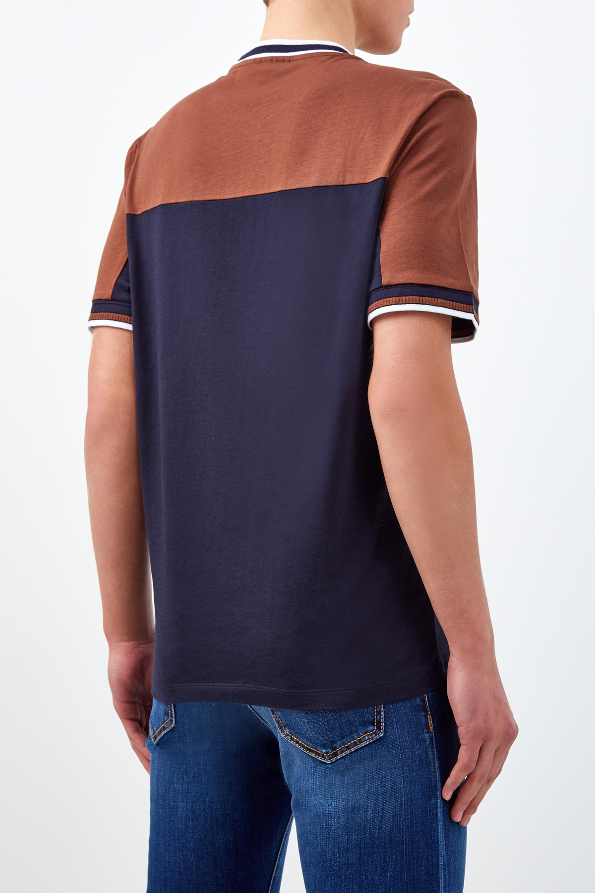 Базовая футболка из хлопка джерси MICHAEL KORS, цвет мульти, размер L;2XL - фото 4