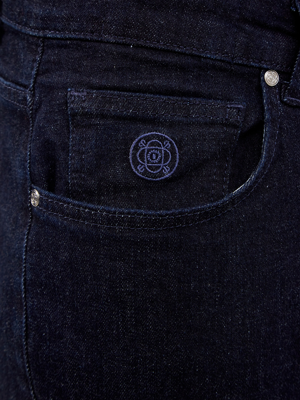 Джинсы из хлопкового денима stretch с вышитым логотипом CUDGI, цвет синий, размер 48;50;52;54;58;60 - фото 5