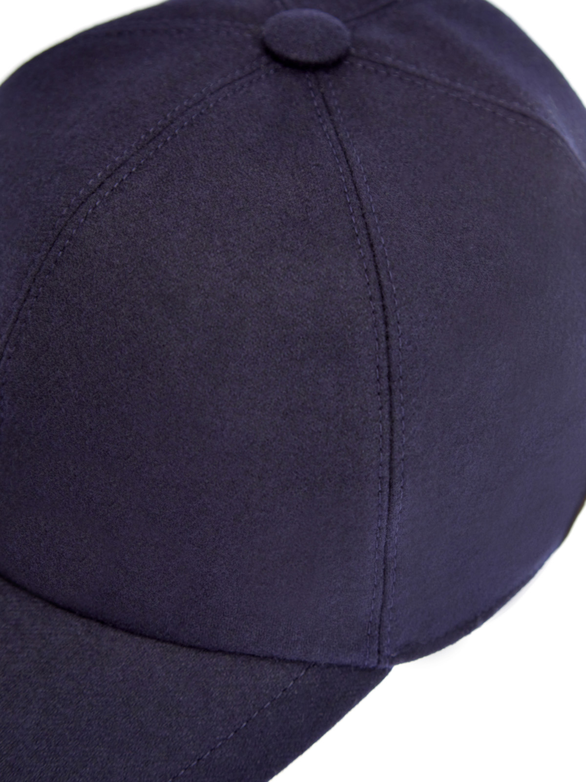 Однотонная бейсболка из шерстяной фланели BRUNELLO CUCINELLI, цвет синий, размер L;XL - фото 4