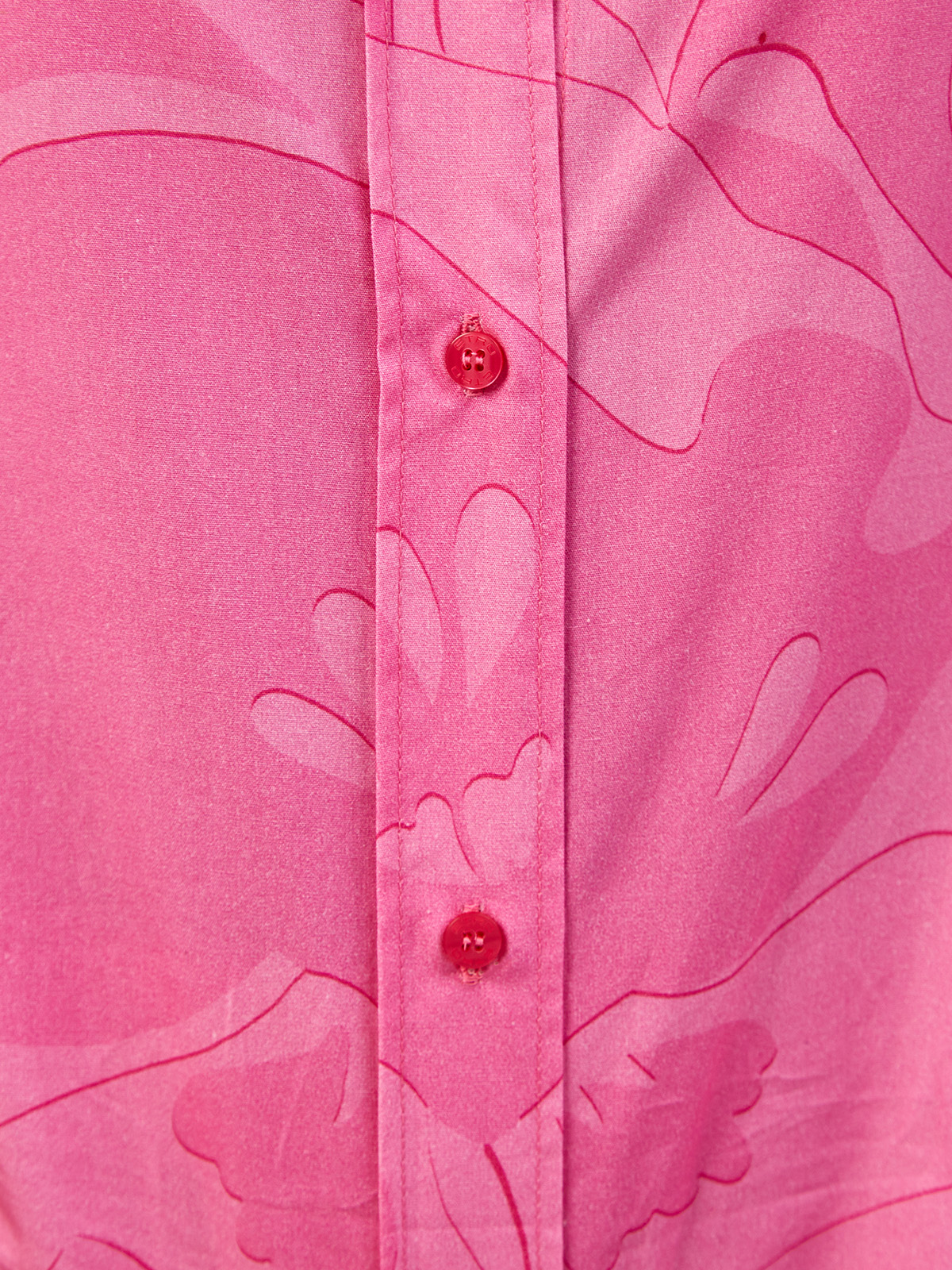 Рубашка свободного кроя из поплина с принтом ETRO, цвет розовый, размер 40;42;44;38 - фото 5