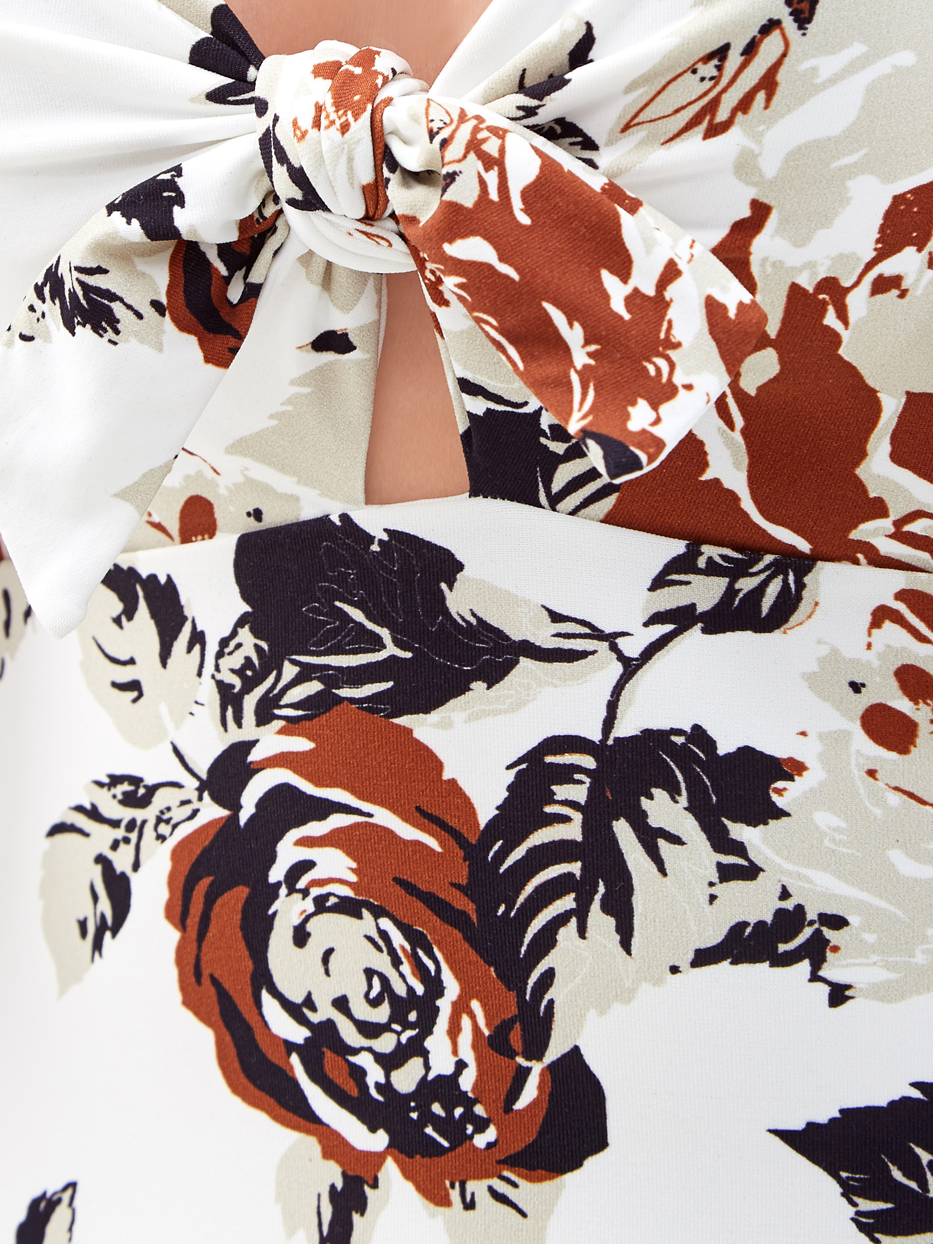 Слитный купальник из быстросохнущей ткани с цветочным принтом FISICO, размер S - фото 3