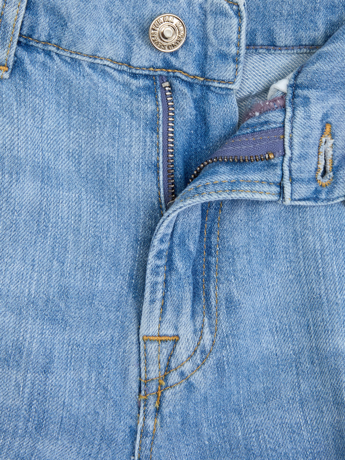 Расклешенные джинсы Lotta в стиле 70-х из выбеленного денима 7 FOR ALL MANKIND, цвет голубой, размер XS;S;S - фото 6