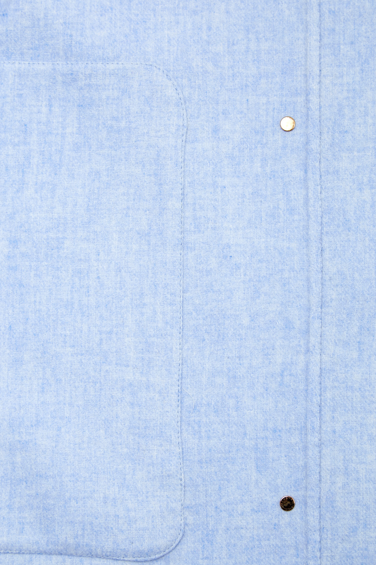 Пальто из шерсти и кашемира с отделкой из кожи AGNONA, цвет голубой, размер 42;44 - фото 7