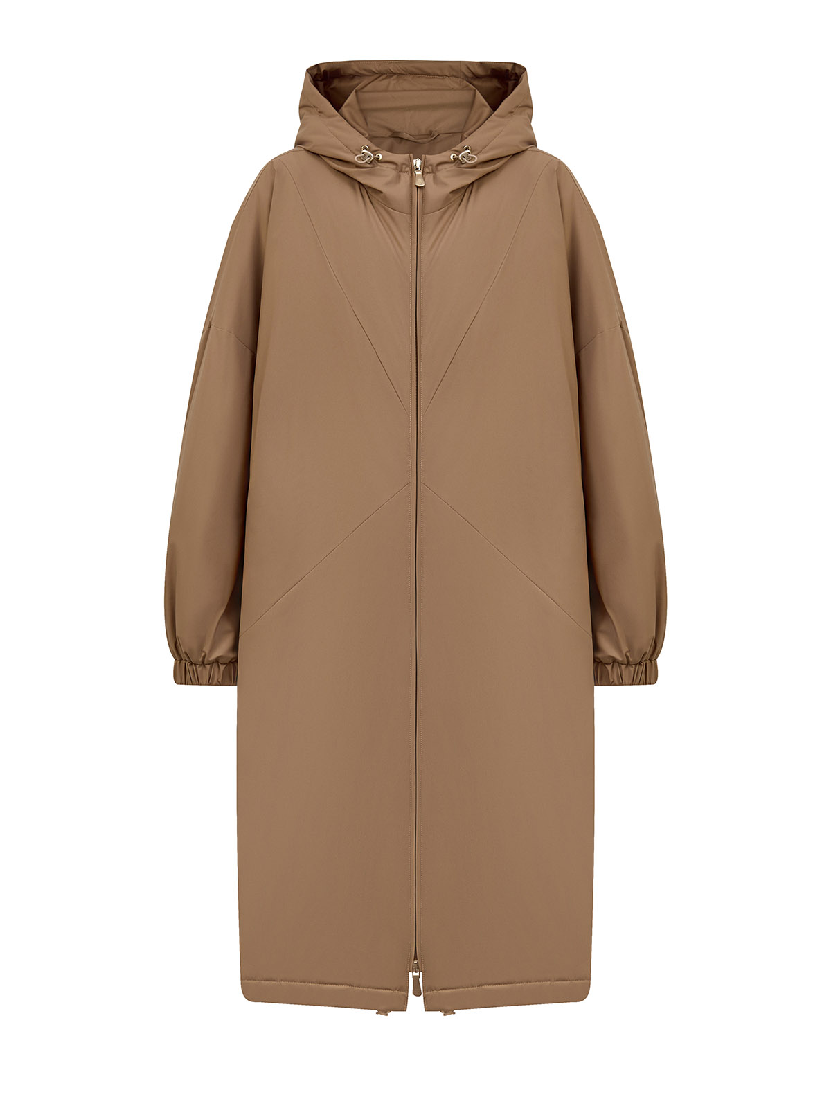 Парка из матового влагозащитного нейлона с капюшоном 128610₽