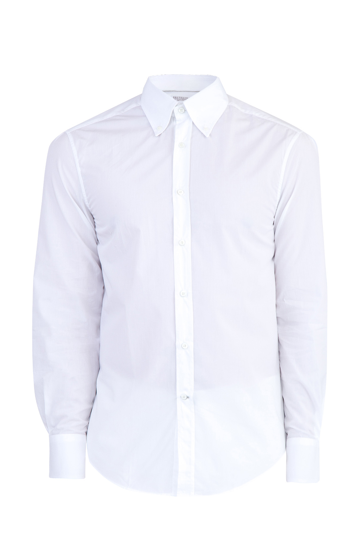 

Рубашка из хлопкового поплина с длинными рукавами