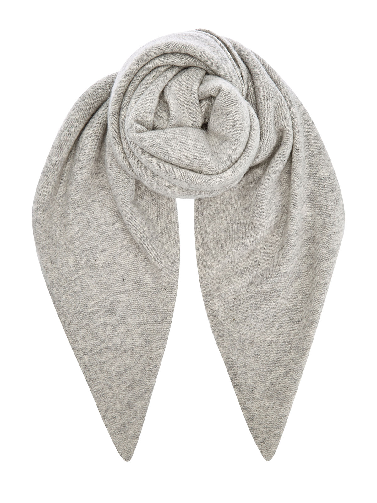 

Вязаная шаль из меланжевой кашемировой пряжи, Серый, Вязаная шаль из меланжевой кашемировой пряжи