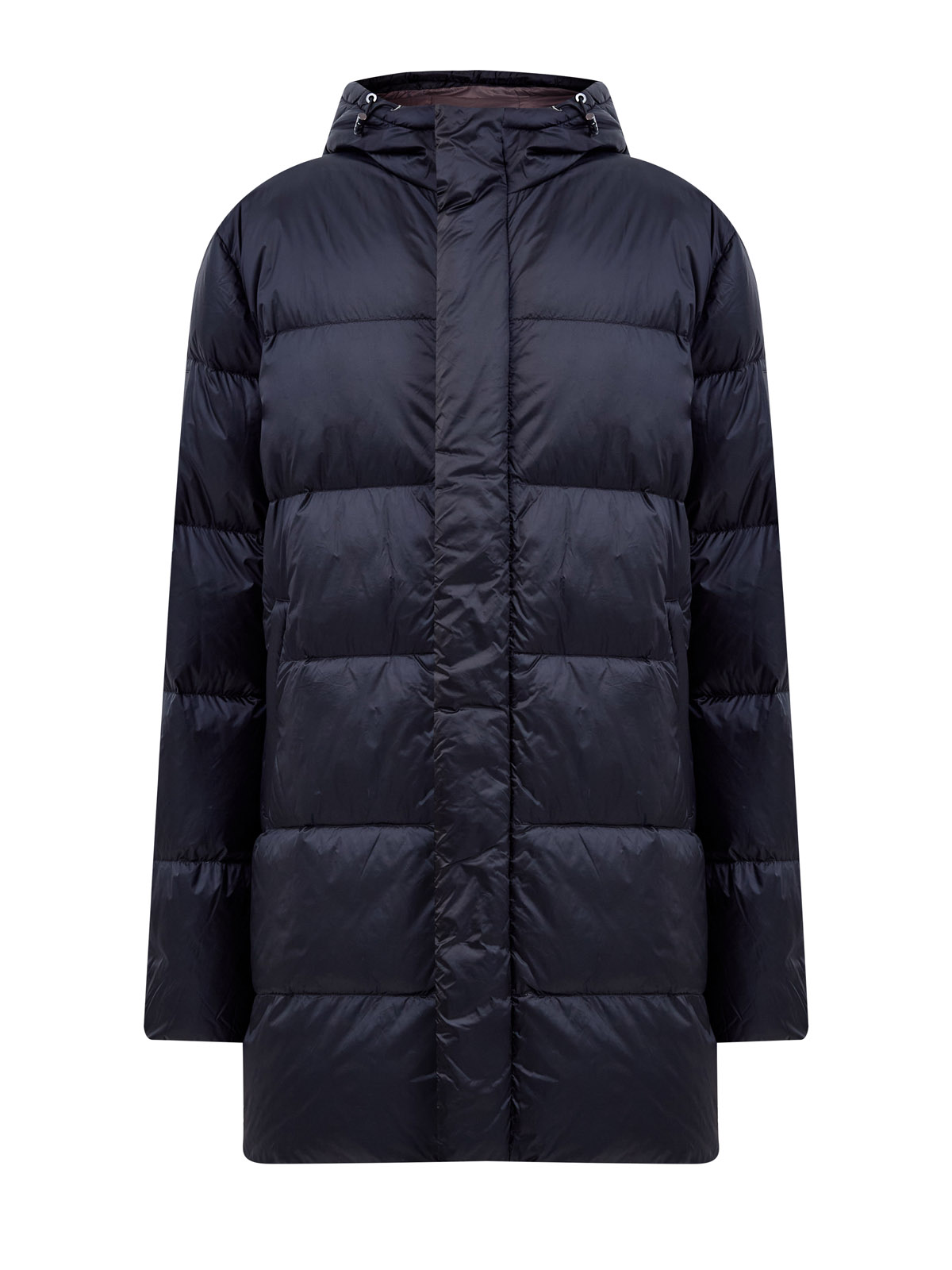 

Стеганый пуховик с регулируемым капюшоном и патчем на рукаве, Черный, Стеганый пуховик с регулируемым капюшоном и патчем на рукаве