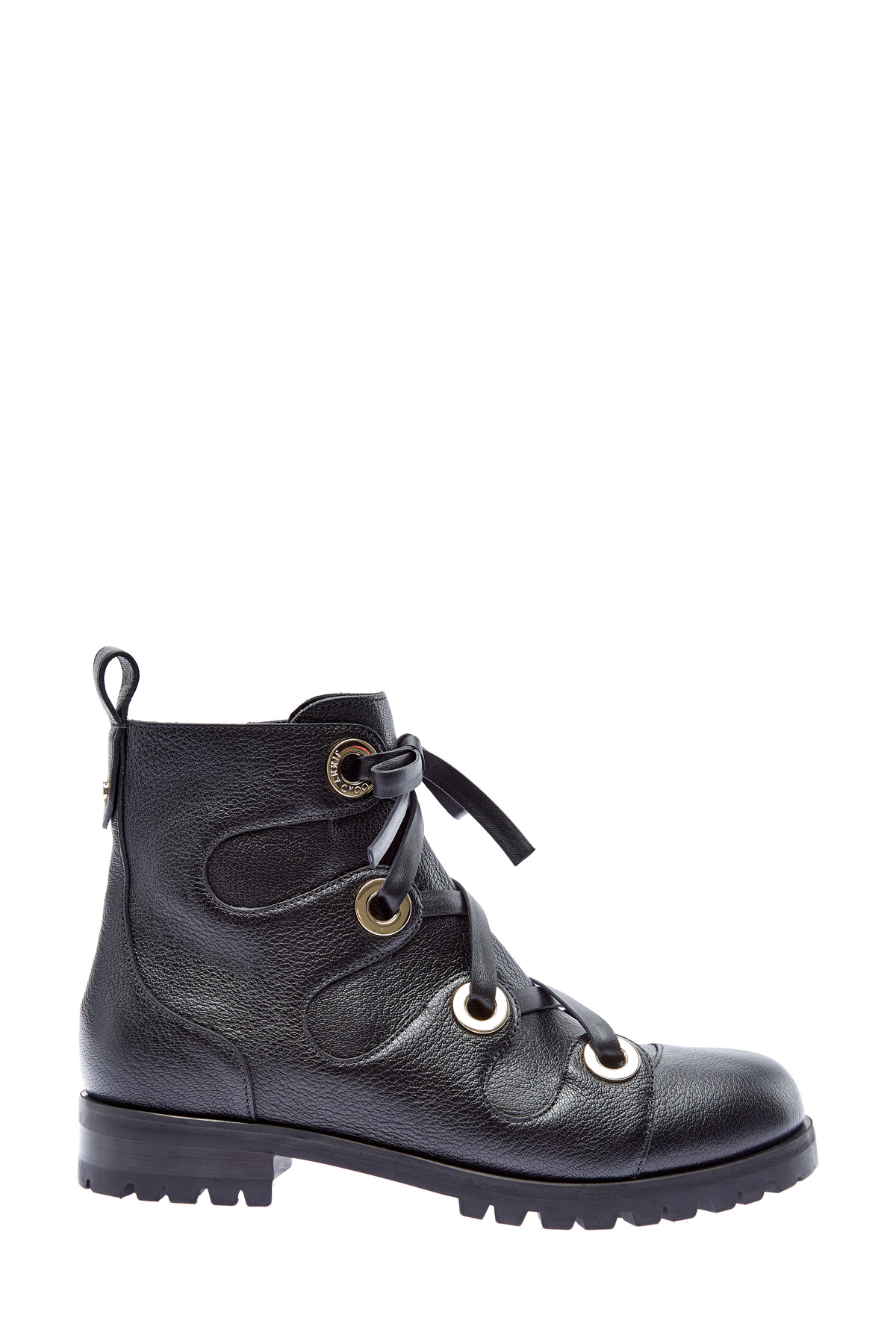 Высокие ботинки из кожи с люверсами JIMMY CHOO, цвет черный, размер 36;36.5;37;37.5;39;39.5 - фото 1