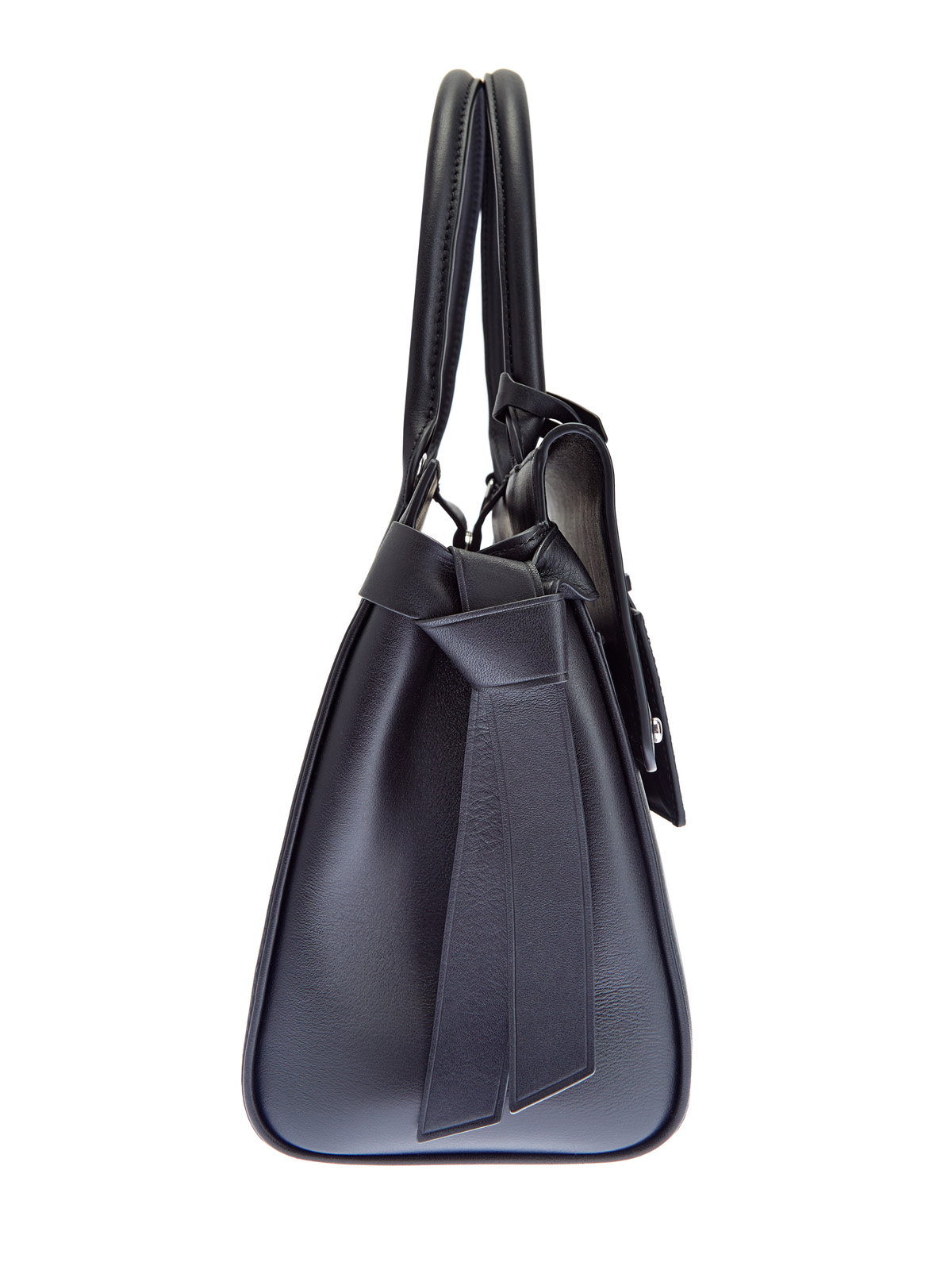 Лаконичная сумка K/Ikon из матовой кожи с логотипом KARL LAGERFELD, цвет черный, размер 44 Лаконичная сумка K/Ikon из матовой кожи с логотипом - фото 5