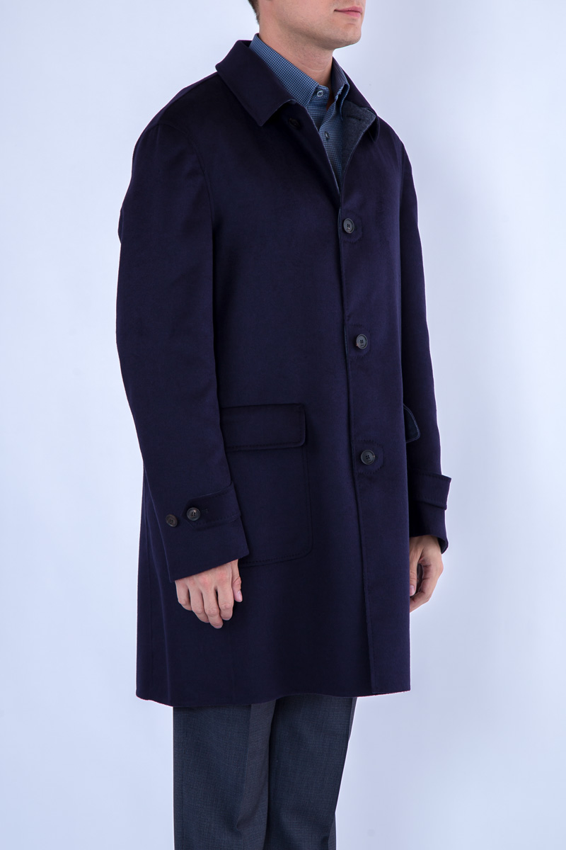 пальто BRIONI, цвет синий, размер 50;56 - фото 3