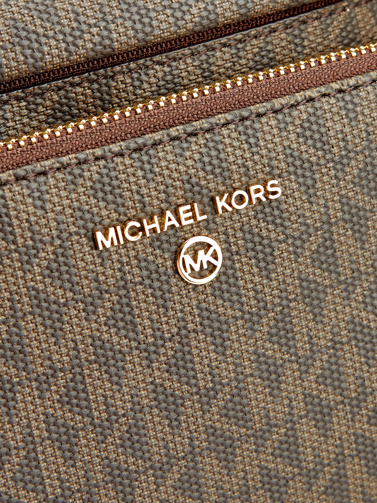 Поясная сумка Slater Medium из текстиля с принтом и цепочкой MICHAEL Michael Kors, цвет коричневый, размер M;XL;2XL - фото 6