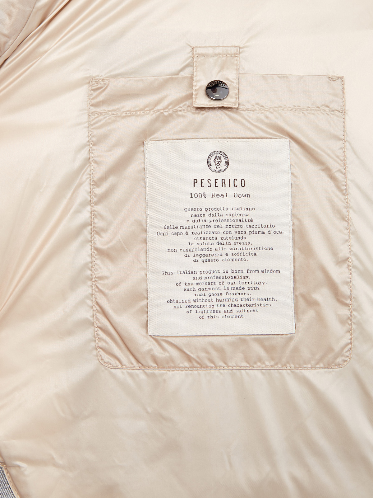 Куртка с утеплителем из гусиного пуха и цепочками Punto Luce PESERICO, цвет серый, размер 40;38;50 - фото 6