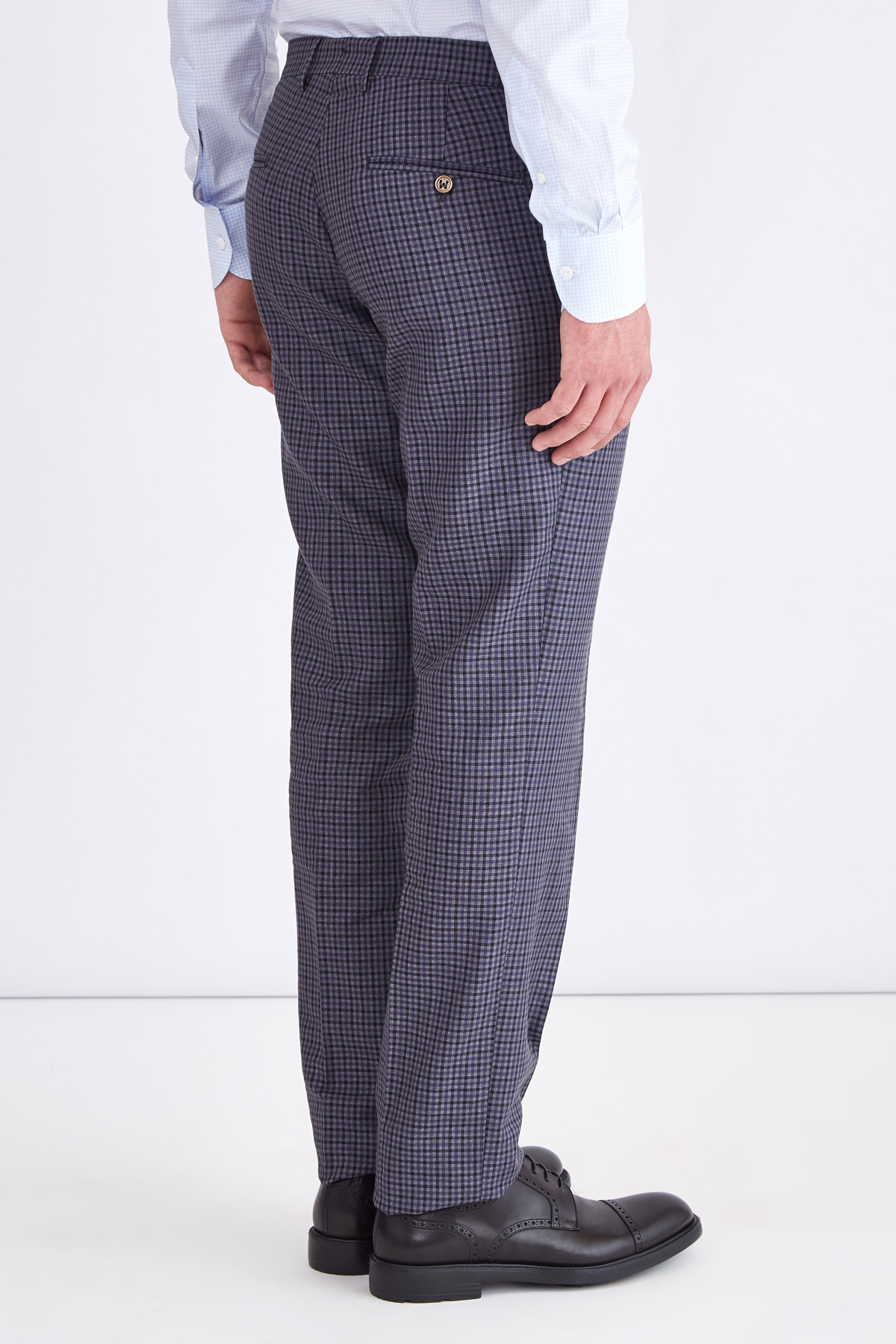 брюки BERWICH, цвет серый, размер 46 - фото 4