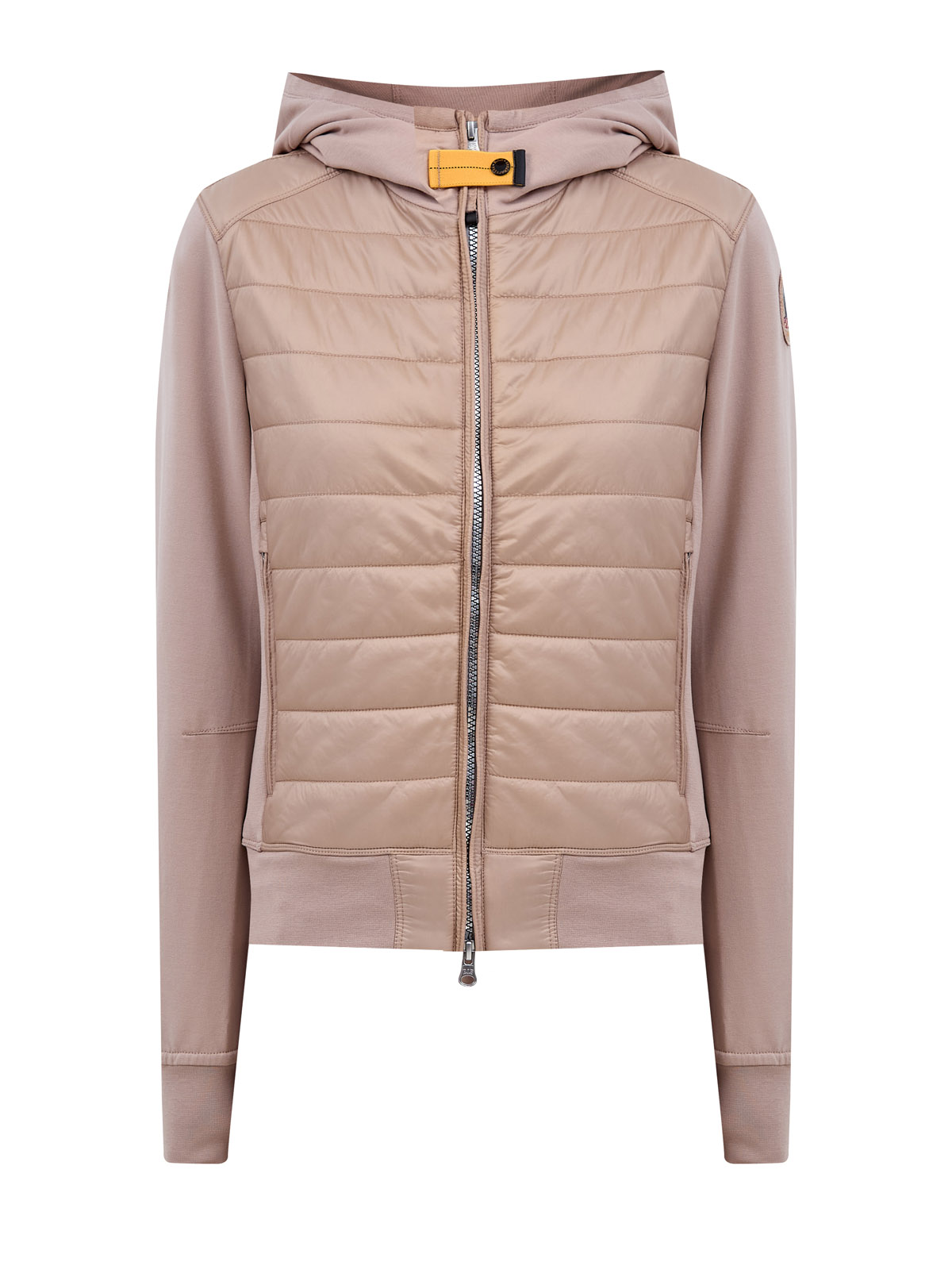 

Комбинированная толстовка Caelie из хлопка и нейлоновой тафты, Бежевый, Комбинированная толстовка Caelie из хлопка и нейлоновой тафты