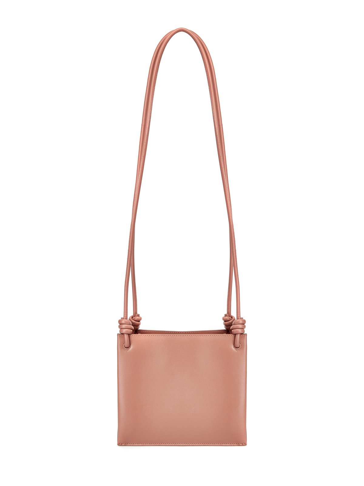 Прямоугольная сумка-кроссбоди Giro из гладкой телячьей кожи JIL SANDER, цвет розовый, размер 52;52;54 - фото 4