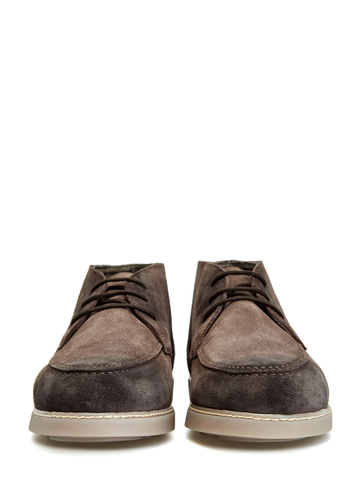 Ботинки из мягкой замши с эффектом патины DOUCAL'S, цвет коричневый, размер 40.5;41;41.5;42;42.5;43;43.5;44 - фото 6