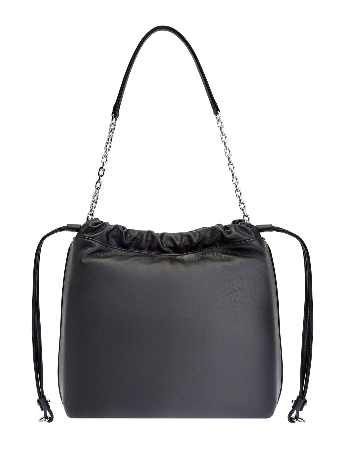 Кожаная сумка-тоут с декором ручной работы KARL LAGERFELD, цвет черный, размер 5;6;7;8;9 - фото 3