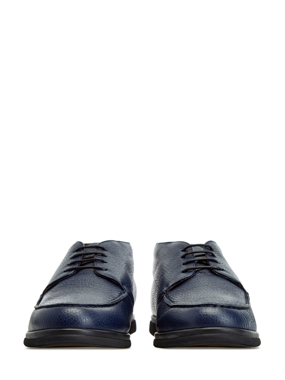 Ботинки-дезерты из мягкой кожи с меховой отделкой CANALI, цвет синий, размер 40.5;41;41.5;42;42.5;43;43.5;44 - фото 6