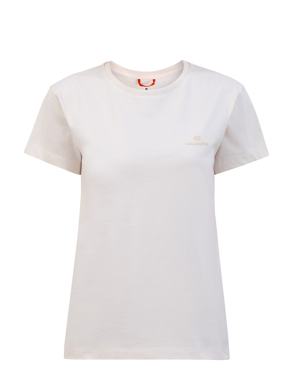 

Базовая футболка Easy Tee из хлопка джерси с логотипом, Бежевый, Базовая футболка Easy Tee из хлопка джерси с логотипом