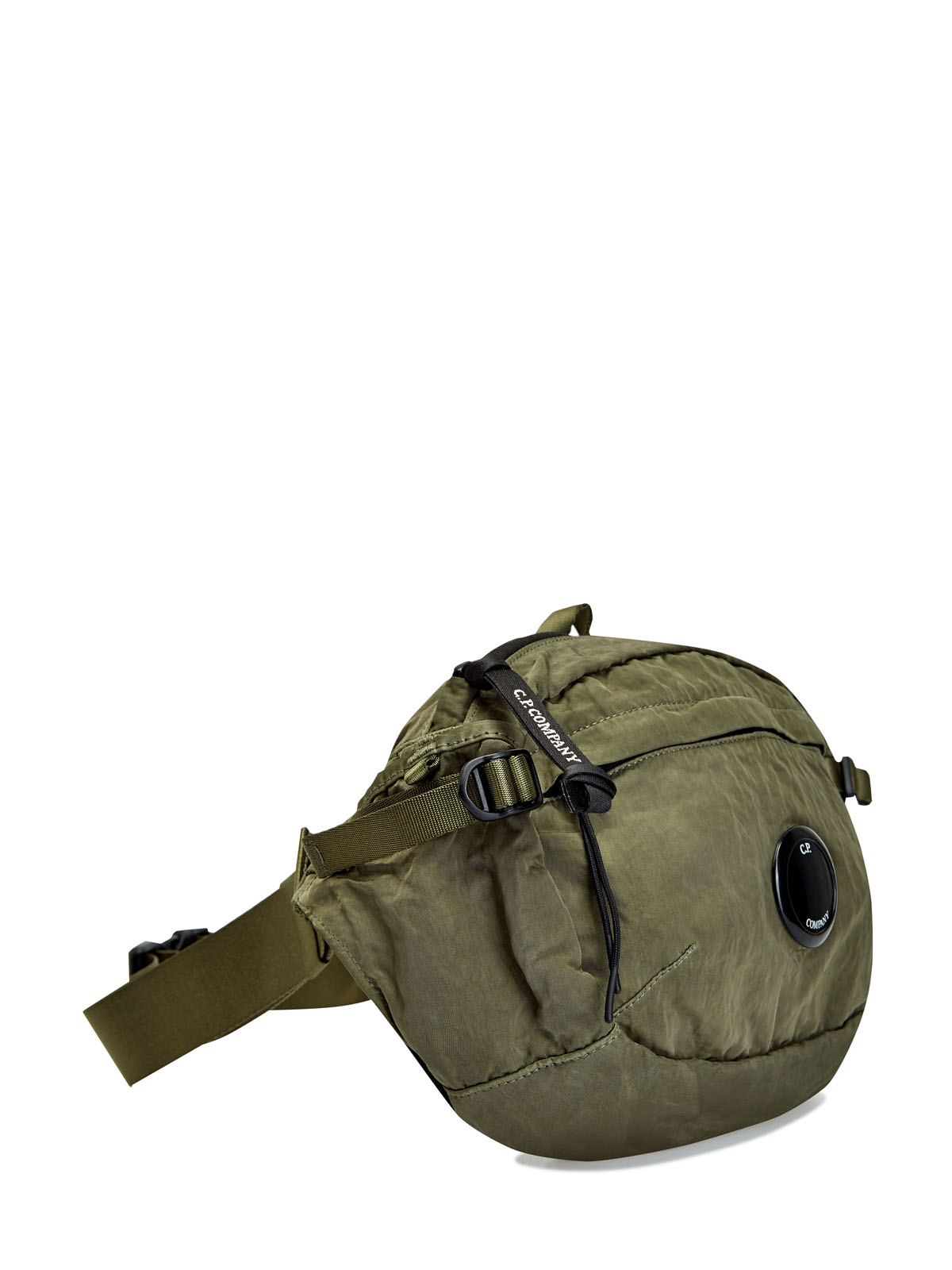Компактная сумка из водостойкого нейлона с линзой C.P.COMPANY, цвет зеленый, размер 45;45.5 - фото 2