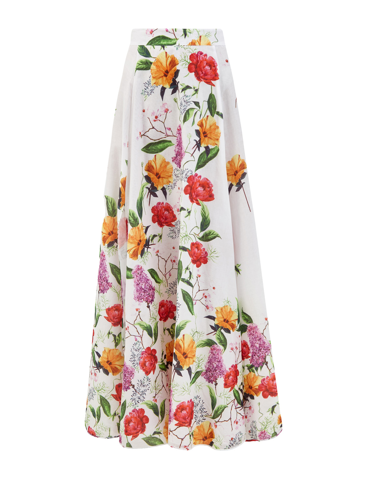 Длинная юбка Tana из хлопковой вуали с высокими разрезами CHARO RUIZ IBIZA, цвет белый, размер S;M;L;XL - фото 1