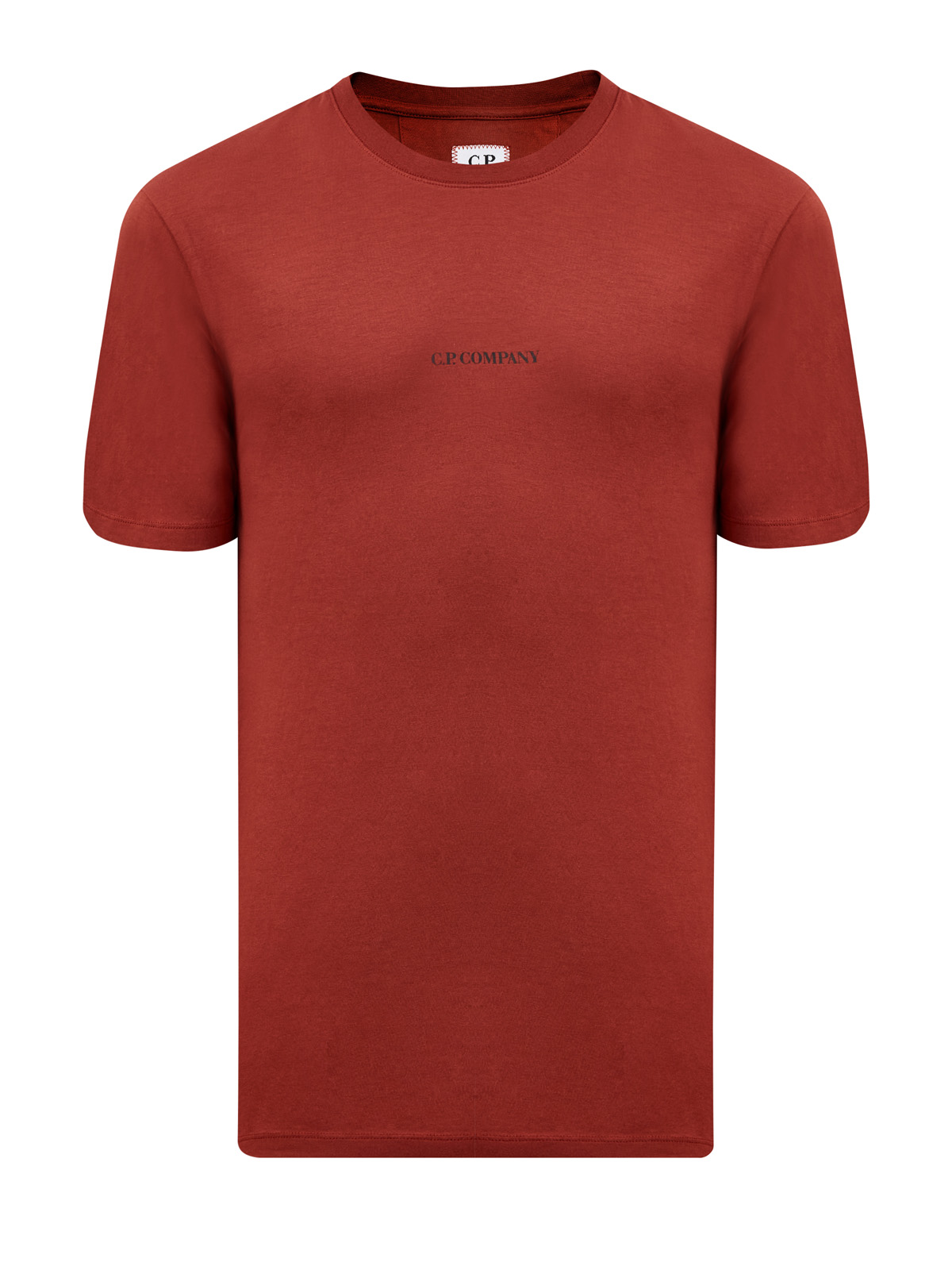 Хлопковая футболка из джерси с минималистичным принтом C.P.COMPANY, цвет красный, размер M;L;2XL;3XL - фото 1