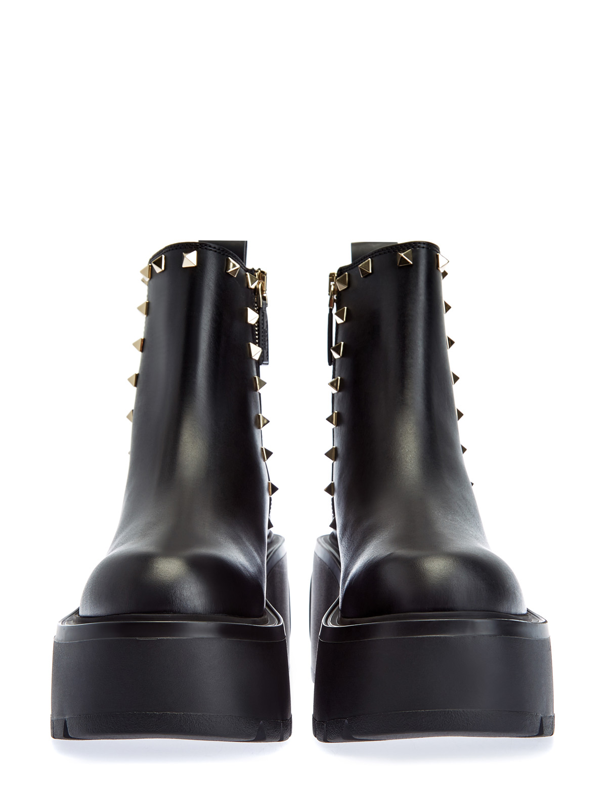 Кожаные ботинки Uniqueform на высокой подошве VALENTINO GARAVANI, цвет черный, размер 36;36.5;37;38.5;39;39.5;40;40.5;37.5 - фото 4