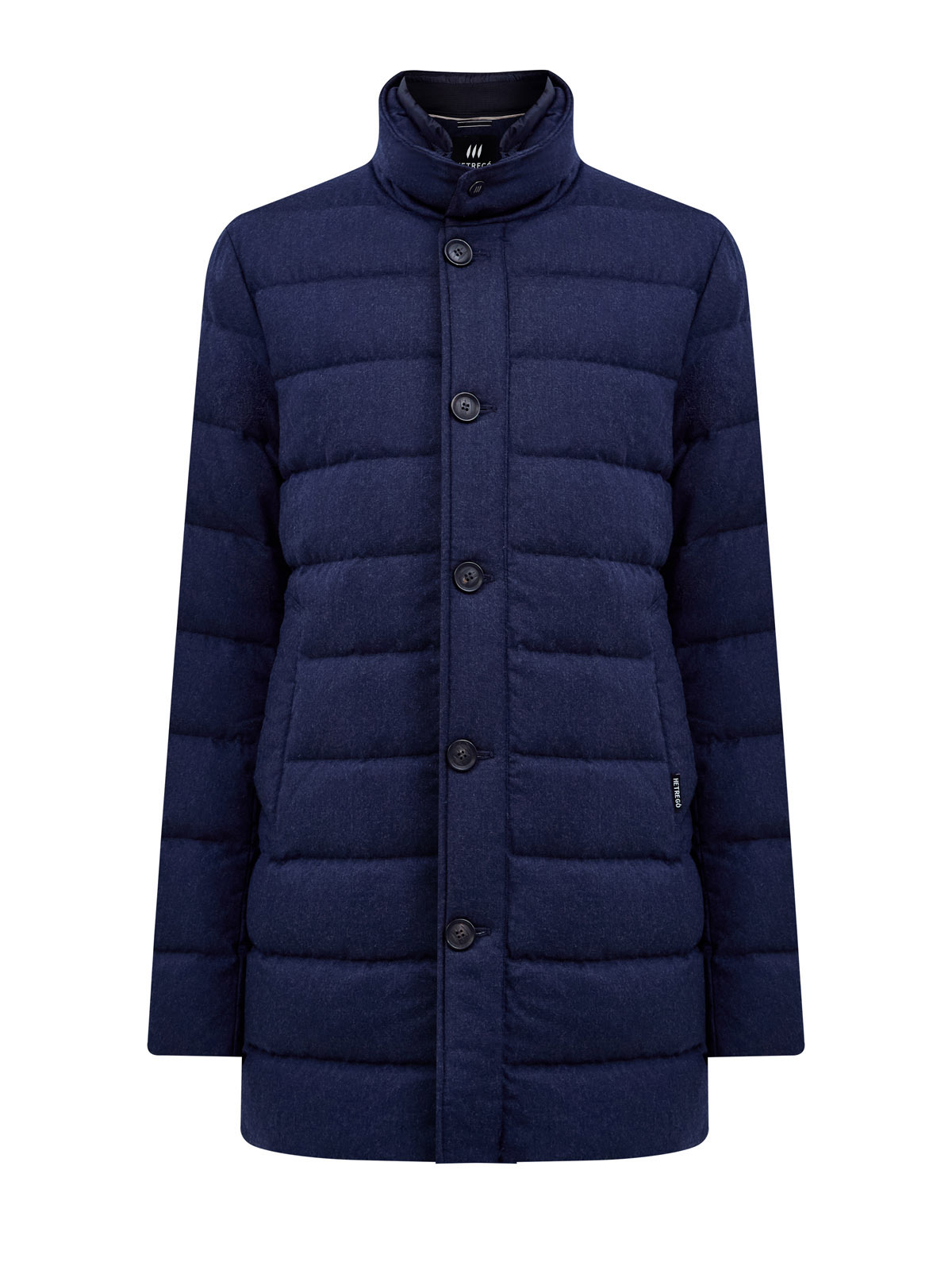 

Стеганый пуховик из шерсти с внутренним съемным жилетом, Синий, Стеганый пуховик из шерсти с внутренним съемным жилетом