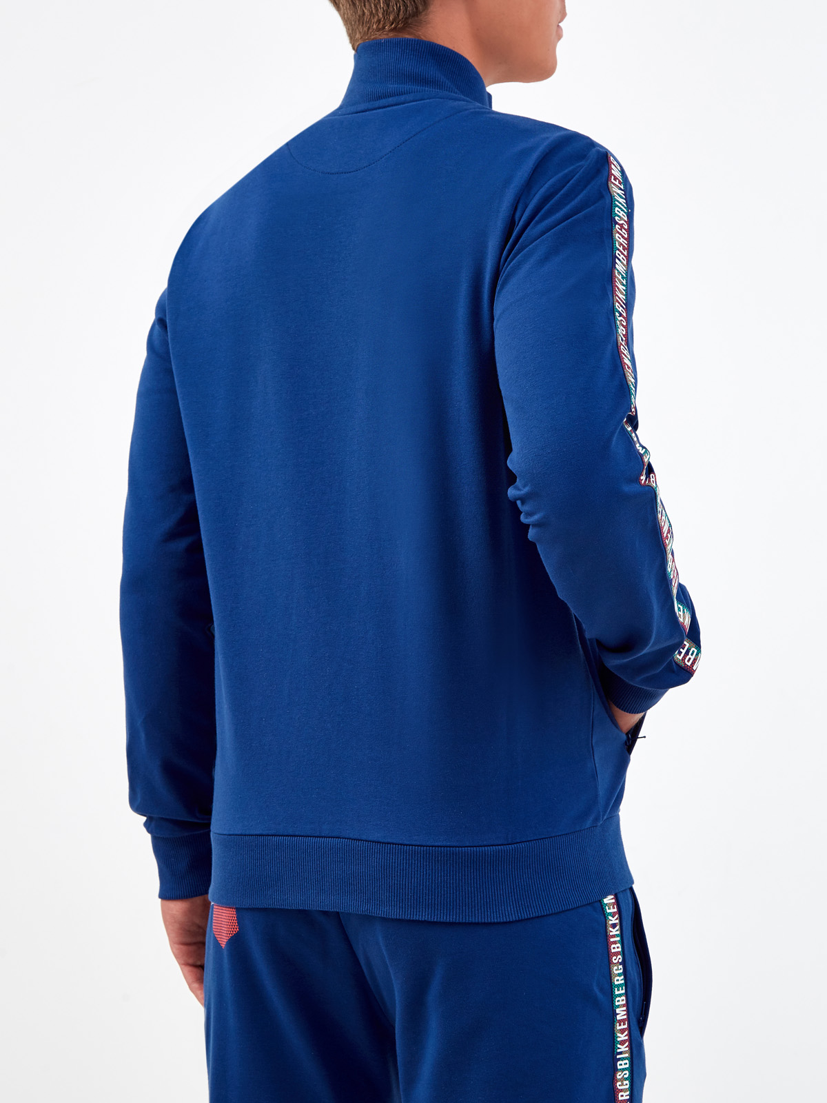 Толстовка в спортивном стиле с графическим принтом и логотипом BIKKEMBERGS, цвет синий, размер L;XL;2XL;3XL - фото 4