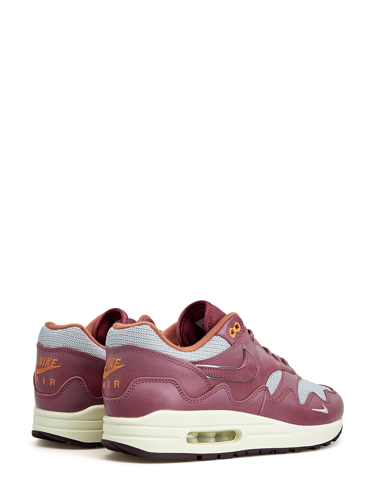 Кроссовки Patta x Nike Air Max 1 'Rush Maroon' Вид№3