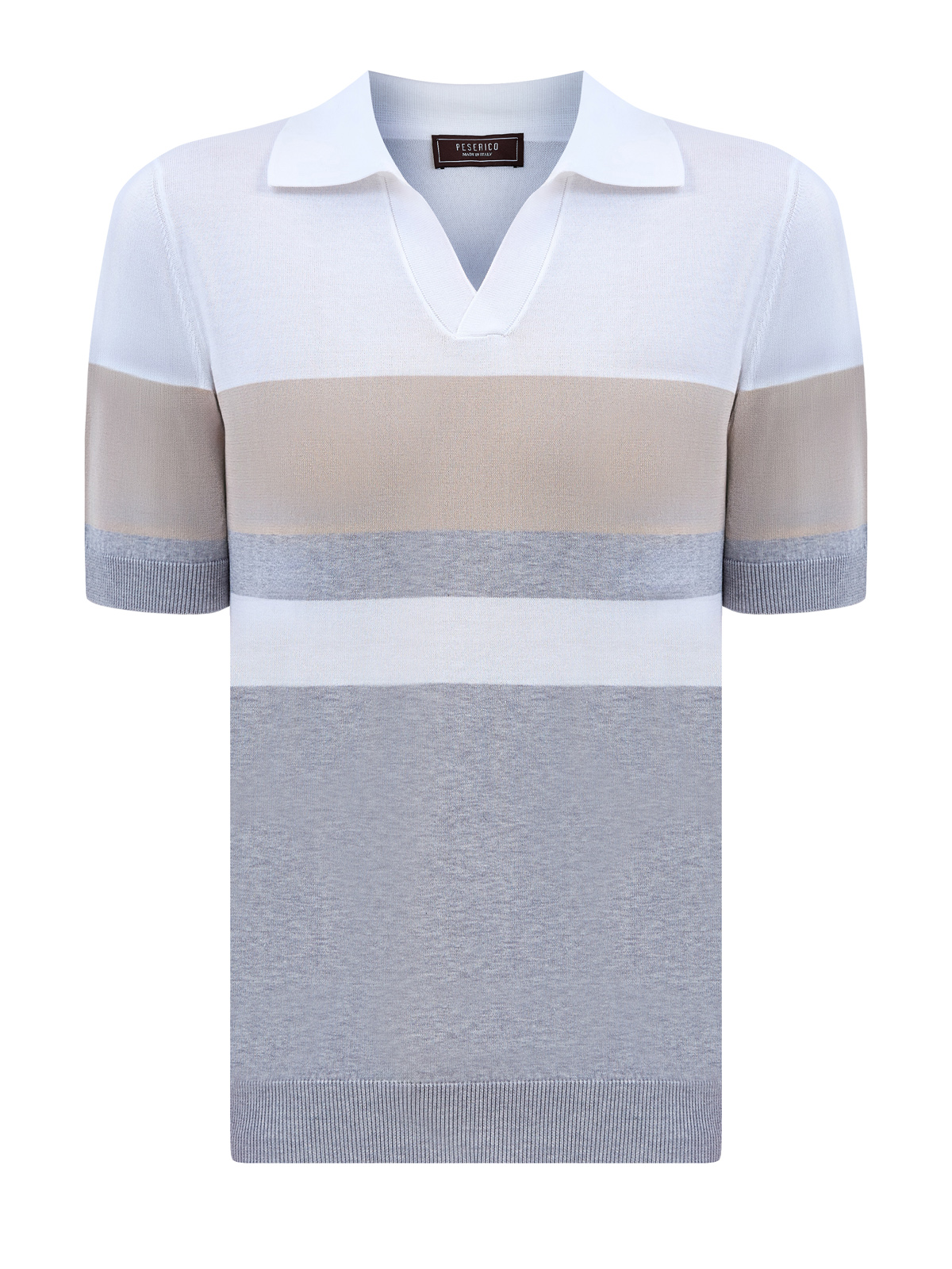 

Джемпер-поло в стиле colorblock из хлопковой пряжи, Мульти, Джемпер-поло в стиле colorblock из хлопковой пряжи