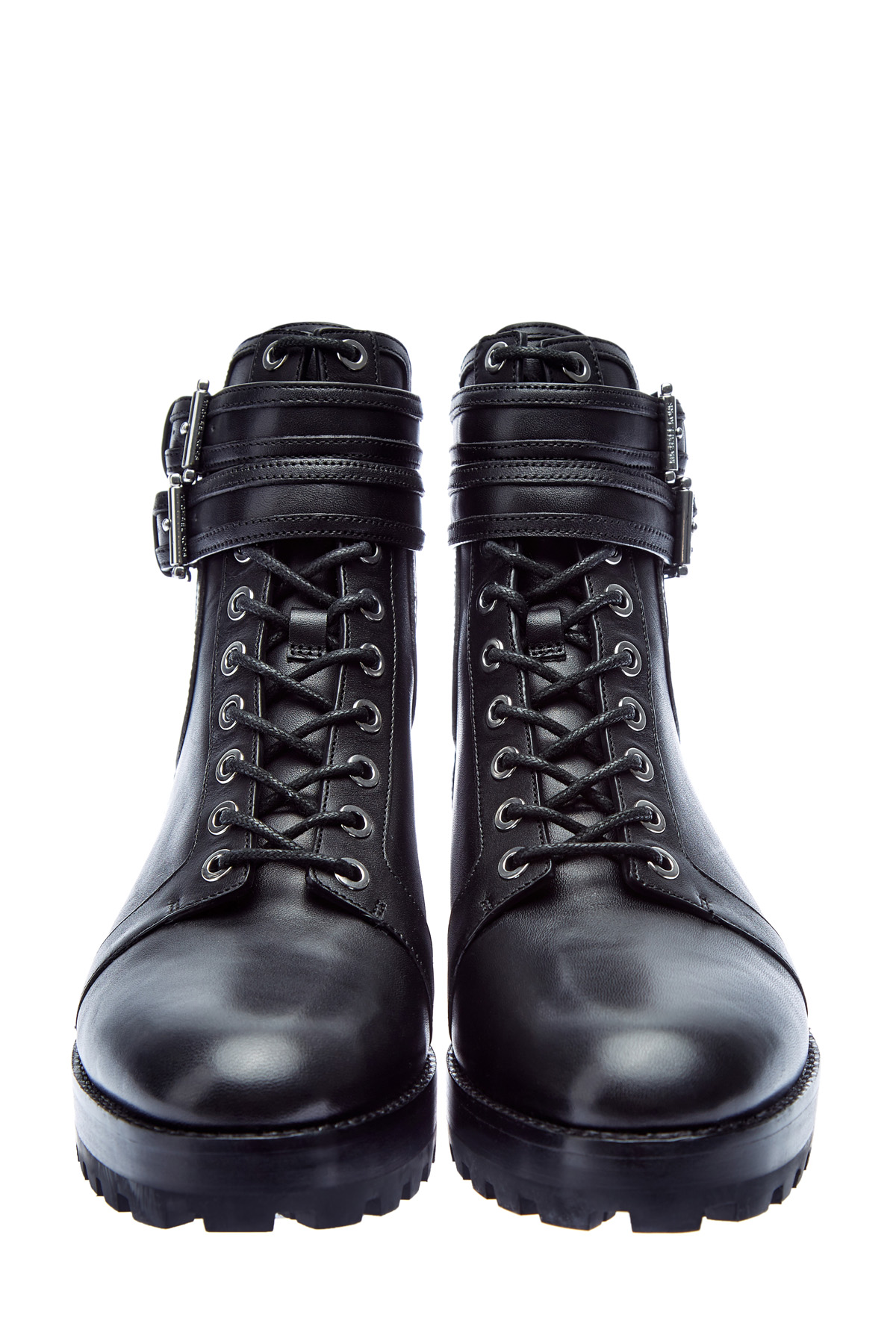 Высокие ботинки из полированной кожи MICHAEL Michael Kors, цвет черный, размер 8;8.5 - фото 6