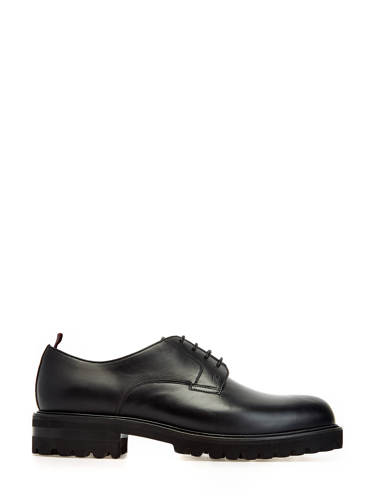 Кожаные ботинки-дерби с протекторной подошвой MORESCHI, цвет черный, размер 40.5;41;42;42.5;43;43.5;44