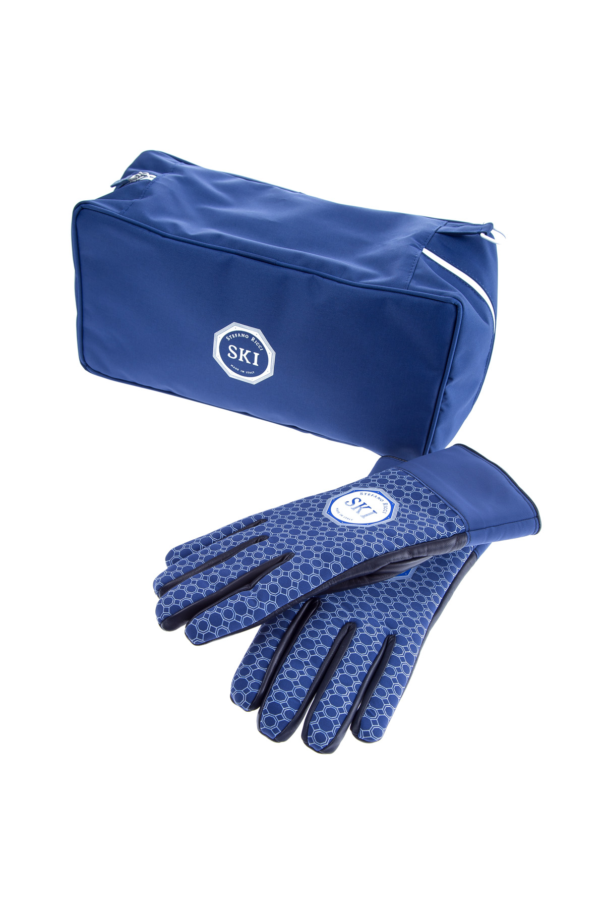 перчатки STEFANO RICCI, цвет синий, размер XS;S - фото 4
