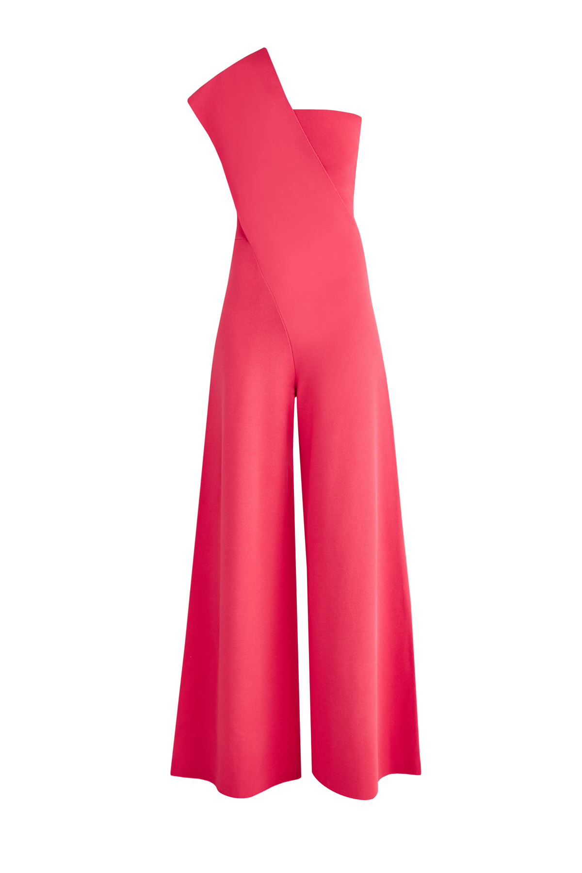 Комбинезон с лифом-бандо из ткани с моделирующим эффектом STELLA McCARTNEY розового цвета