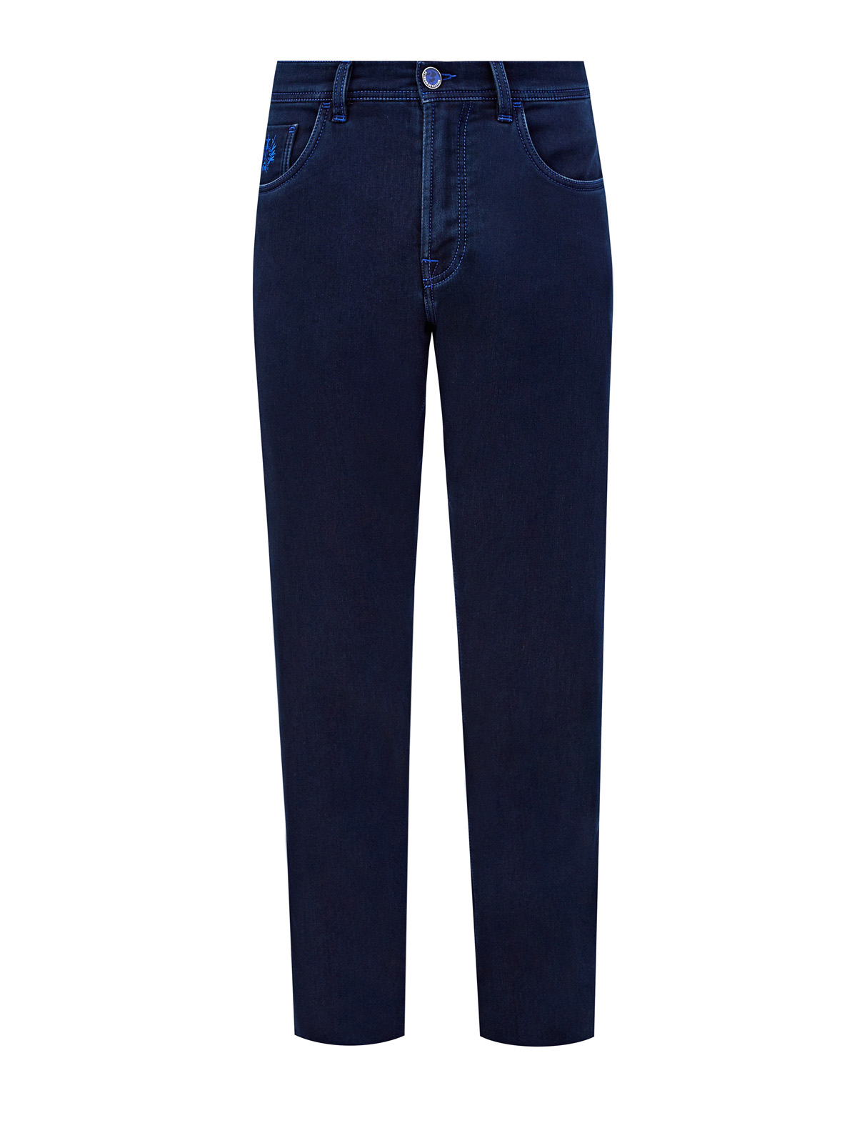 Утепленные джинсы Costantino с контрастной прострочкой SCISSOR SCRIPTOR, цвет синий, размер 50;52;54;54;56;58;60;48 - фото 1