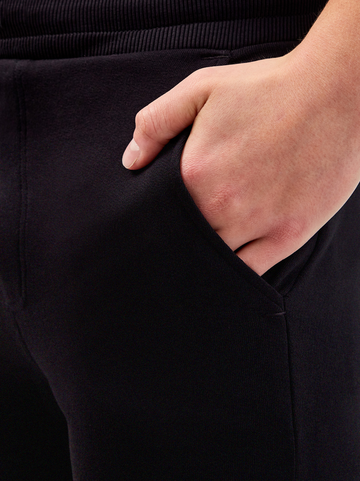 Спортивные брюки с макро-принтом в стиле леттеринг ICE PLAY, цвет черный, размер S;XL - фото 5