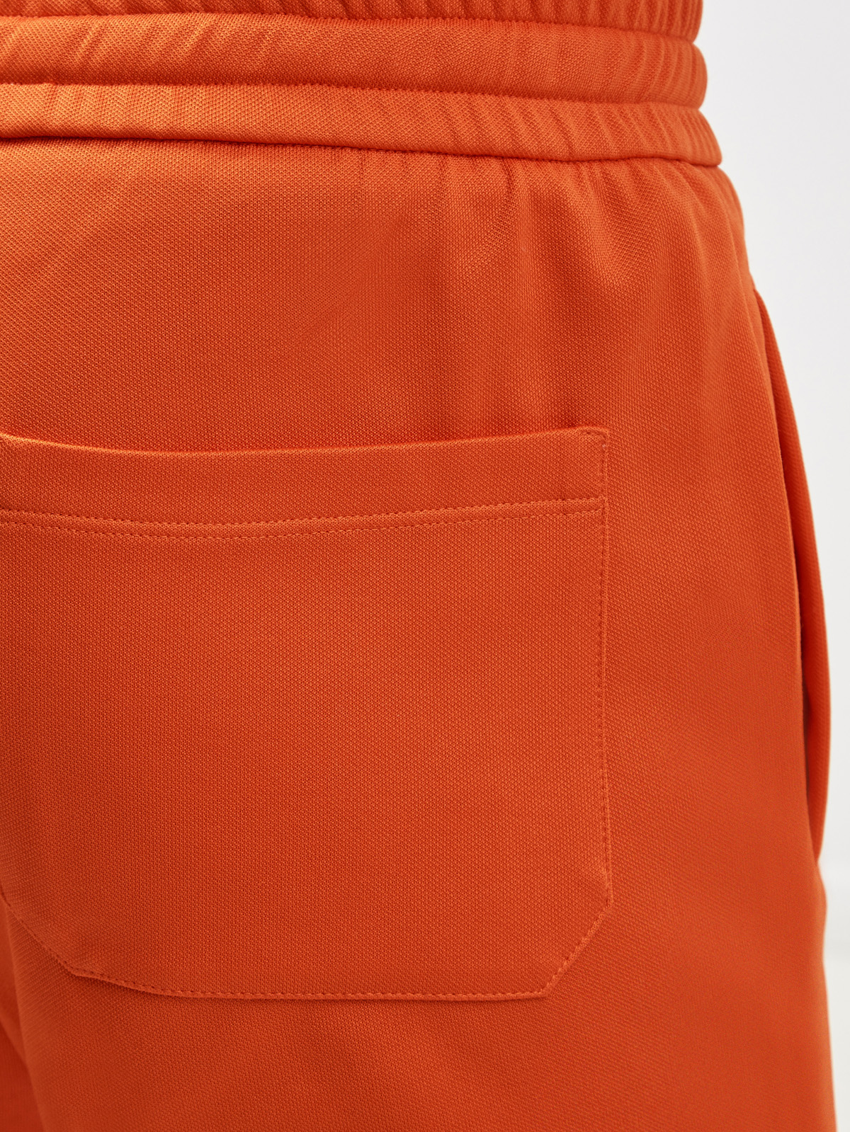 Спортивные брюки из технического хлопка VLTN TAG VALENTINO, цвет оранжевый, размер 48;52;50 - фото 6