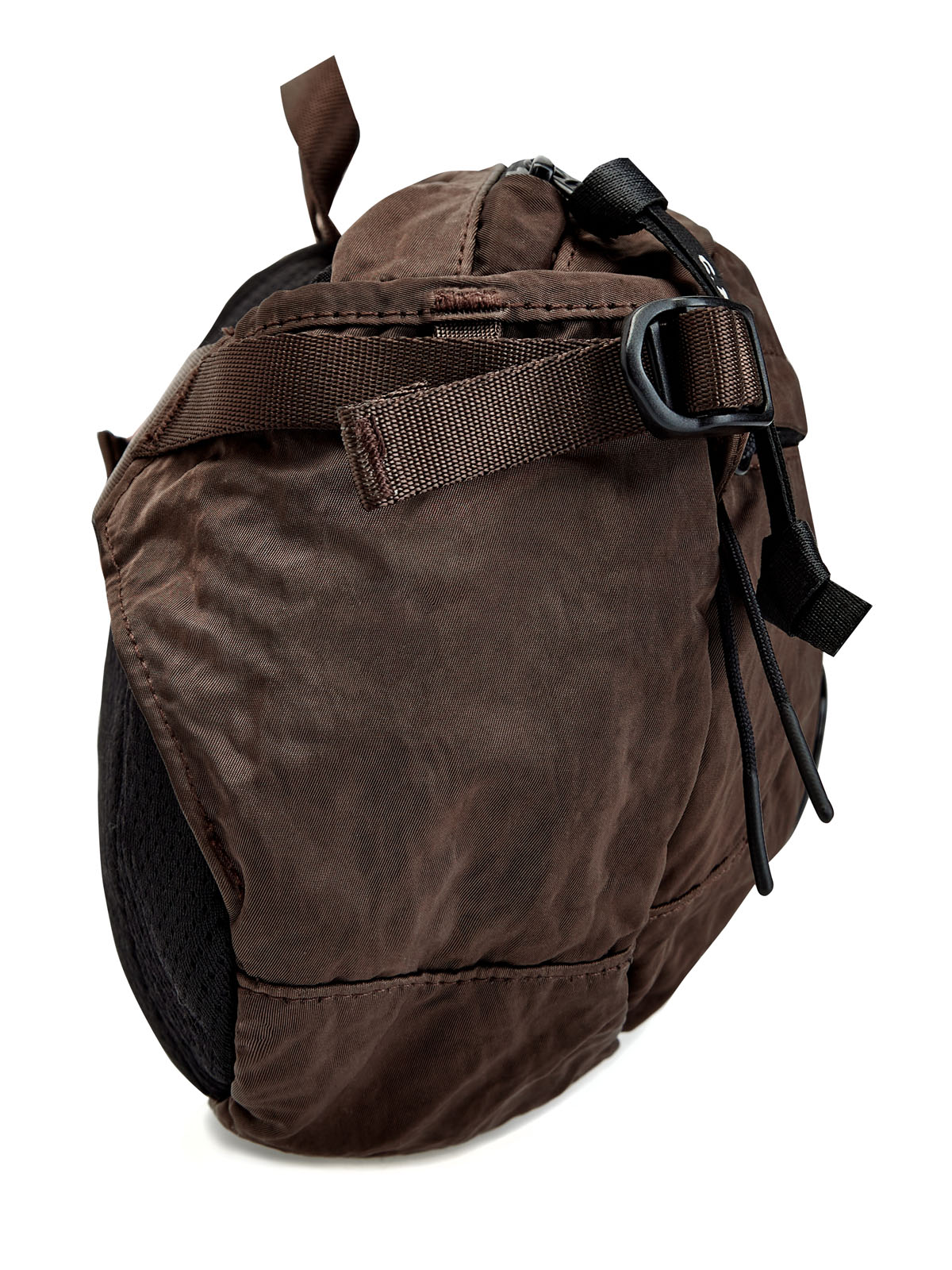 Окрашенная вручную сумка из материала Nylon B C.P.COMPANY, цвет коричневый, размер M;L;XL;2XL - фото 3