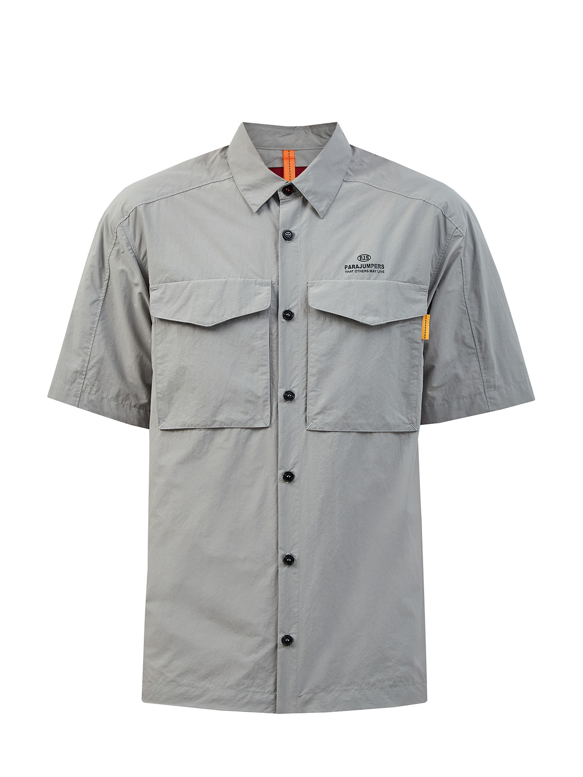 Рубашка Pete из поплина BCI с водоотталкивающей обработкой PARAJUMPERS, цвет серый, размер M;L;XL - фото 1