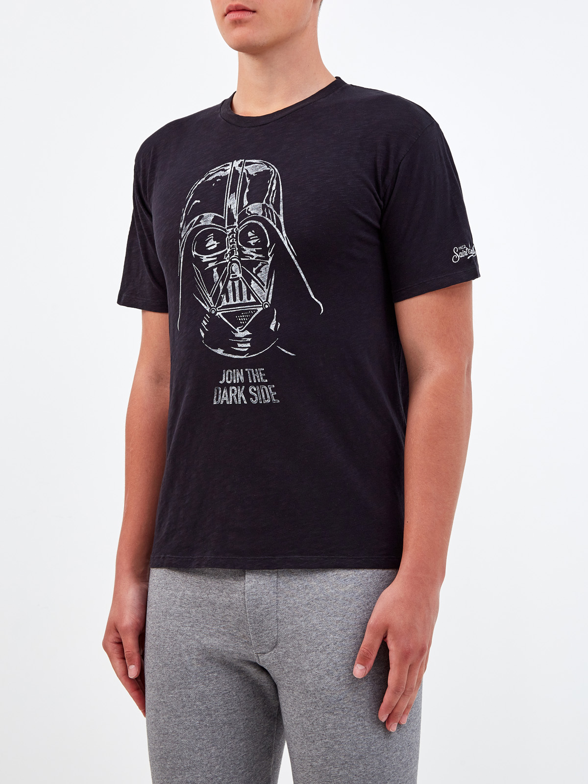 Хлопковая футболка из лимитированной коллекции Star Wars MC2 SAINT BARTH, цвет черный, размер 2XL - фото 3