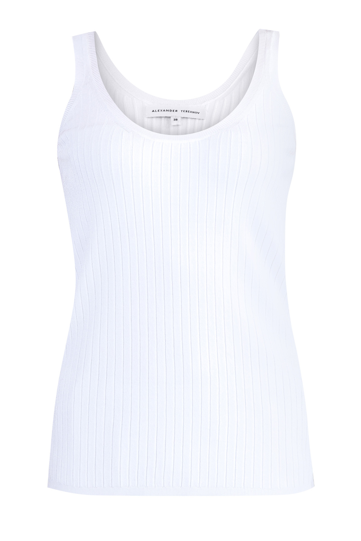 

Базовый топ из мягкой пряжи в рубчик