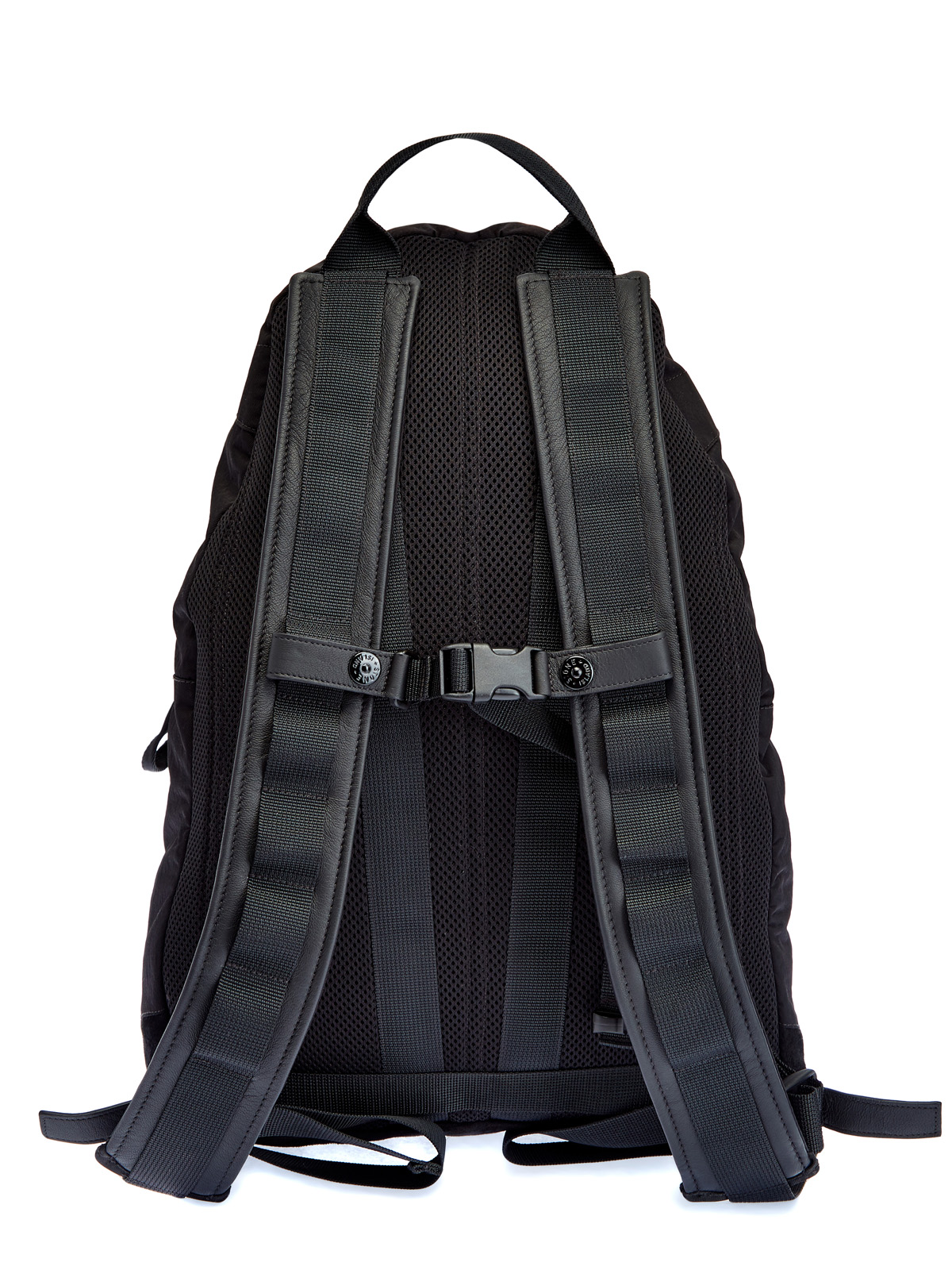 Вместительный рюкзак в стиле urban с двумя отделениями STONE ISLAND, цвет черный, размер 52;54;56 - фото 5