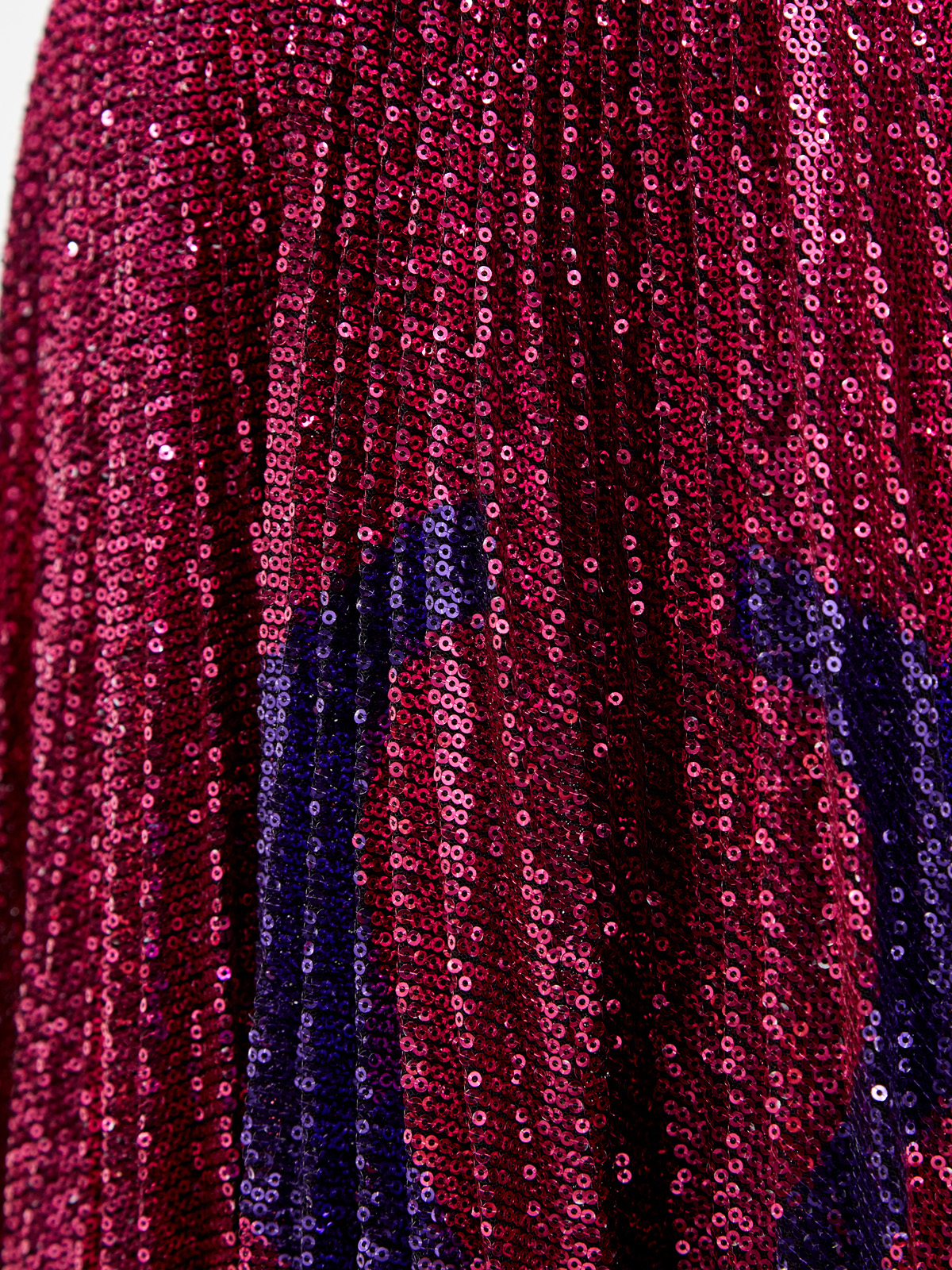 Плиссированная юбка-миди с вышивкой VLogo Signature VALENTINO, цвет розовый, размер 40;42 - фото 5