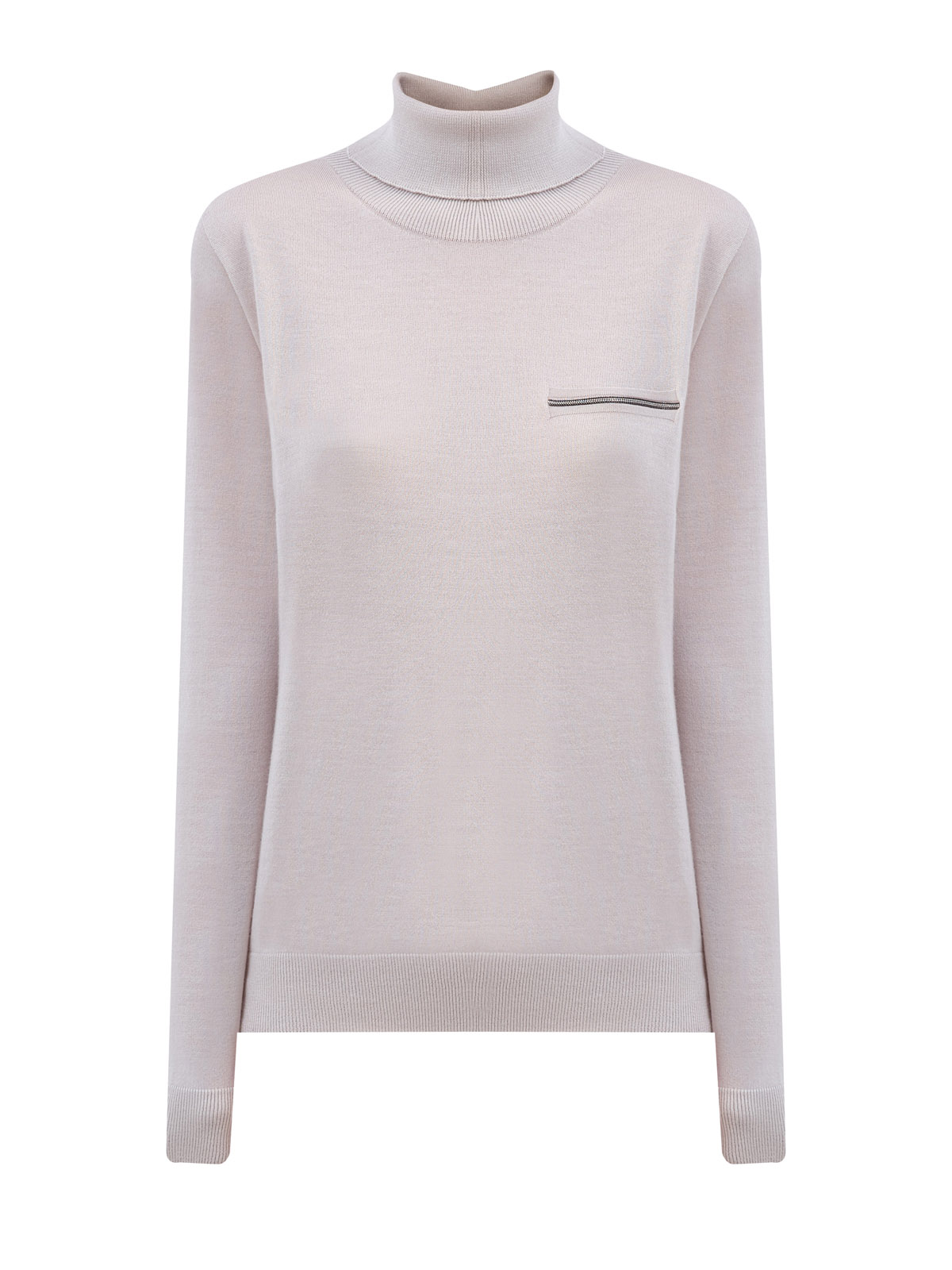 Кашемировая водолазка с волокнами шелка и деталью Punto Luce 59920₽