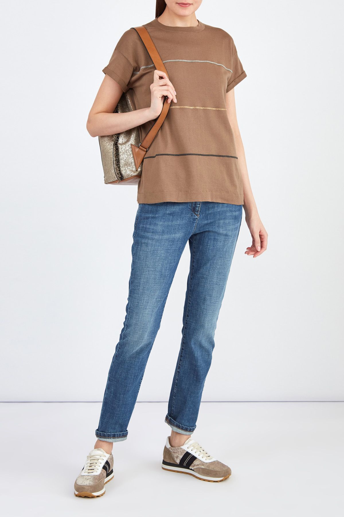 Футболка BRUNELLO CUCINELLI Футболка BRUNELLO CUCINELLI