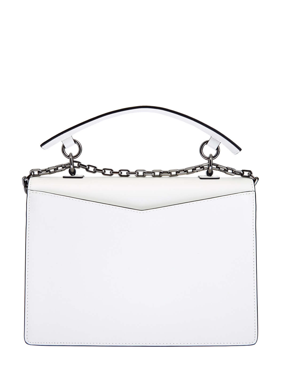Белая сумка K/Karl Seven из гладкой кожи с контрастной окантовкой KARL LAGERFELD, цвет белый, размер 44 Белая сумка K/Karl Seven из гладкой кожи с контрастной окантовкой - фото 4