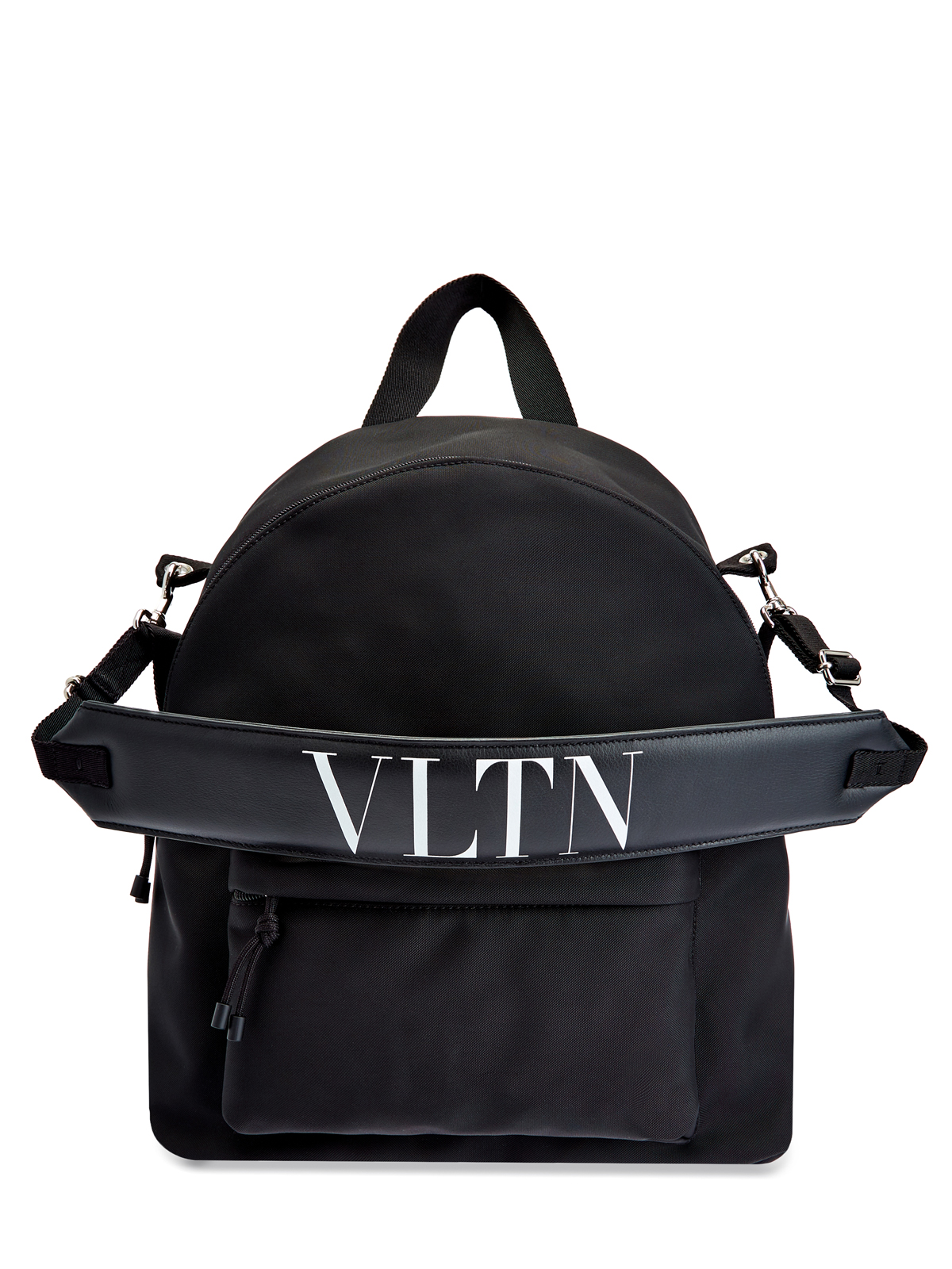 Рюкзак VLTN с плечевым ремнем из телячьей кожи наппа VALENTINO, цвет черный, размер 50;52;54;56;48 - фото 1