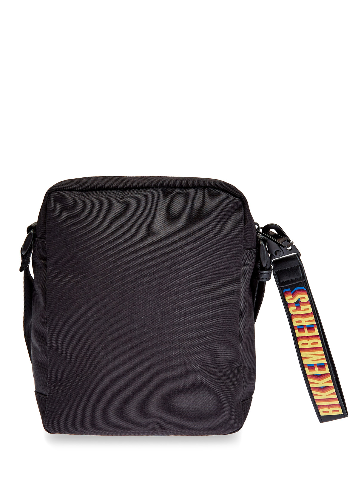 Компактная сумка с принтом и ярким макро-пуллером BIKKEMBERGS, цвет черный, размер 48;50;52;54;56;60 - фото 4